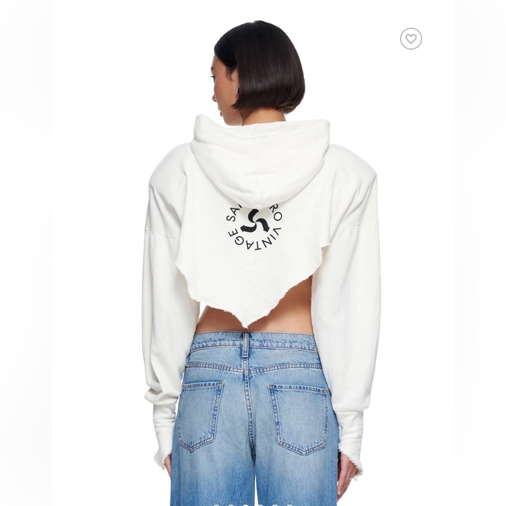 SAMI MIRO VINTAGE V Cut Zip Up Hoodie XS jacket